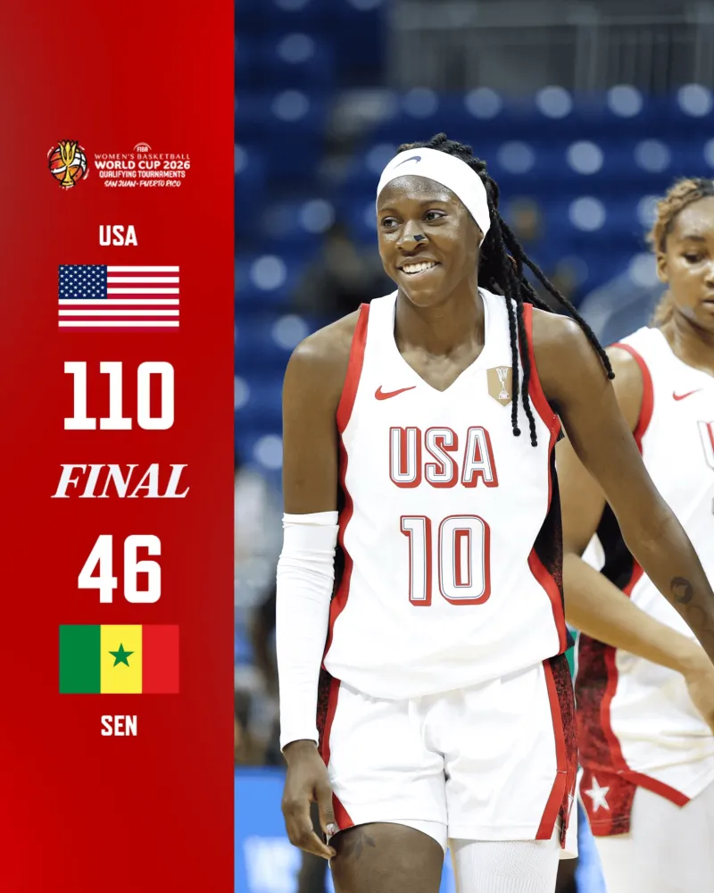 jiuyou网页登录-女篮世预赛：克拉克17分&amp;amp;佩奇9分，美国女篮110-46塞内加尔